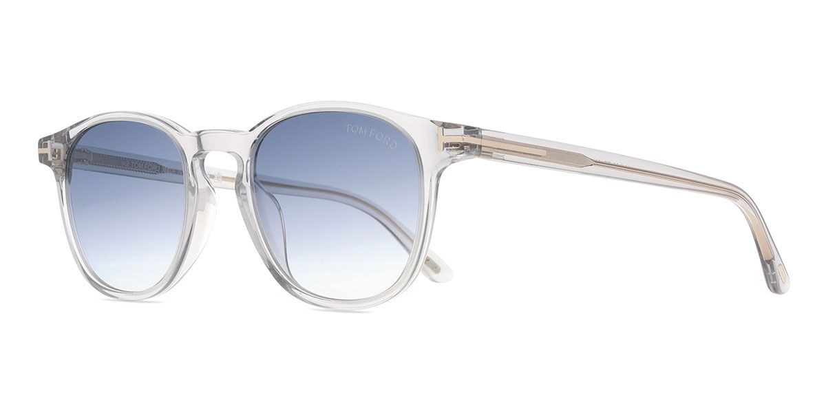 Tom Ford FT1302 HOLT-02 20W オーバル Transparent Grey サングラス
