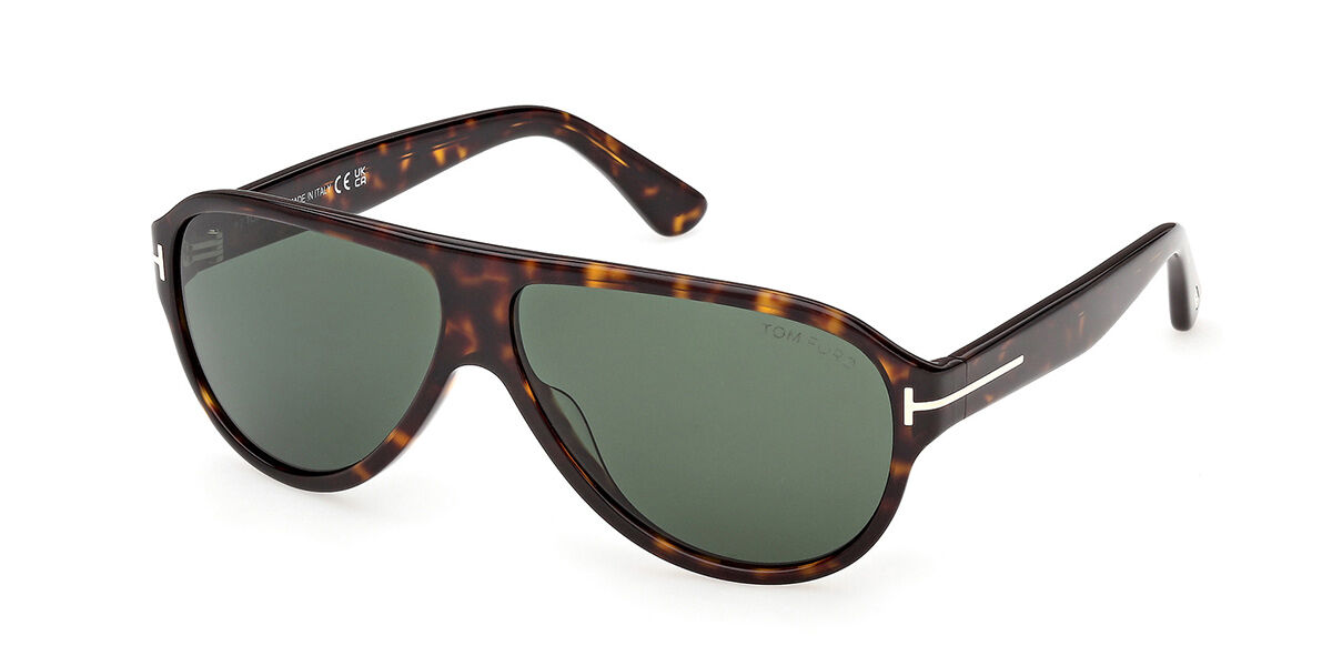 Tom Ford FT0248 HENRY 52A ブローライン形 Dark Tortoise サングラス