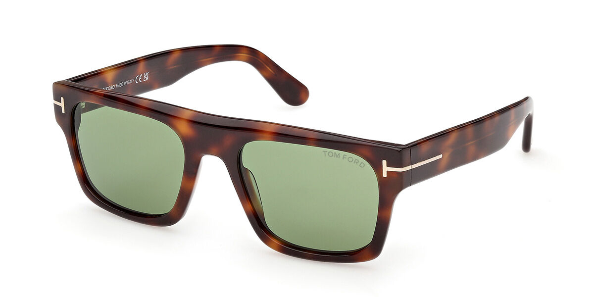 Tom Ford FT1082 KAYA 52F スクエア Dark Tortoise サングラス