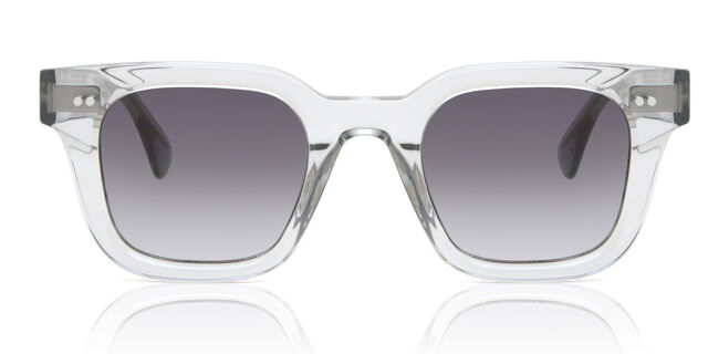 CHIMI 04 Grey スクエア Transparent Grey サングラス 