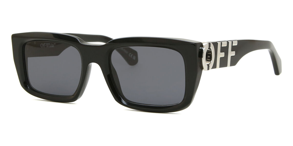 Off-White スクエアサングラス ブラック Off White HAYS 1007 スクエア ブラック サングラス | SmartBuyGlasses