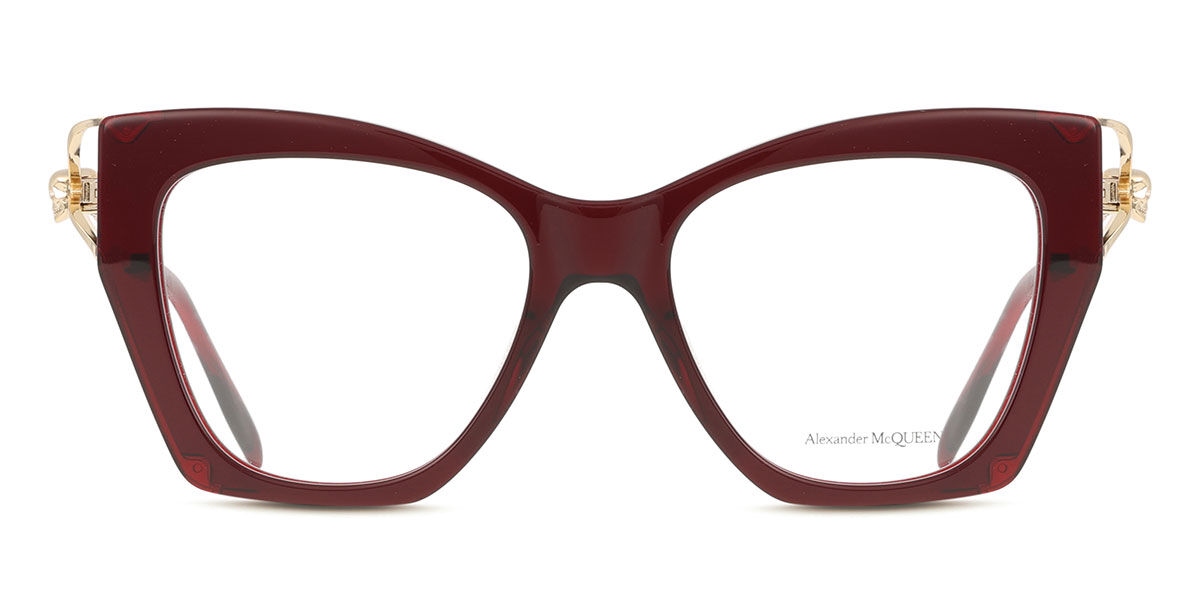ALEXANDER MCQUEEN 度付きメガネ 40-0006 アレキサンダー マックイーン 度付きメガネ｜高品質・送料無料