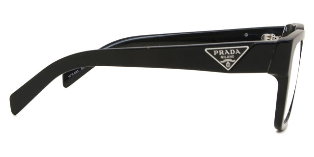 Prada PR 08ZV 1AB1O1 スクエア ブラック 眼鏡 | SmartBuyGlasses 日本