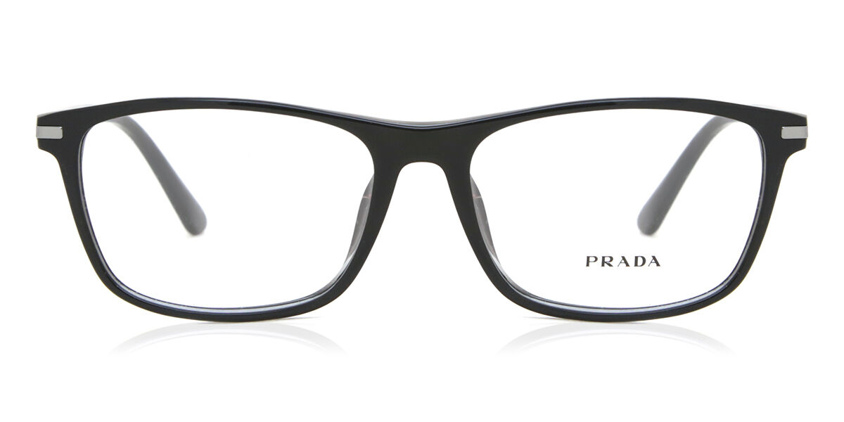 Prada PR 01ZVD Asian Fit ZXH1O1 スクエア Tortoise on Blue 眼鏡