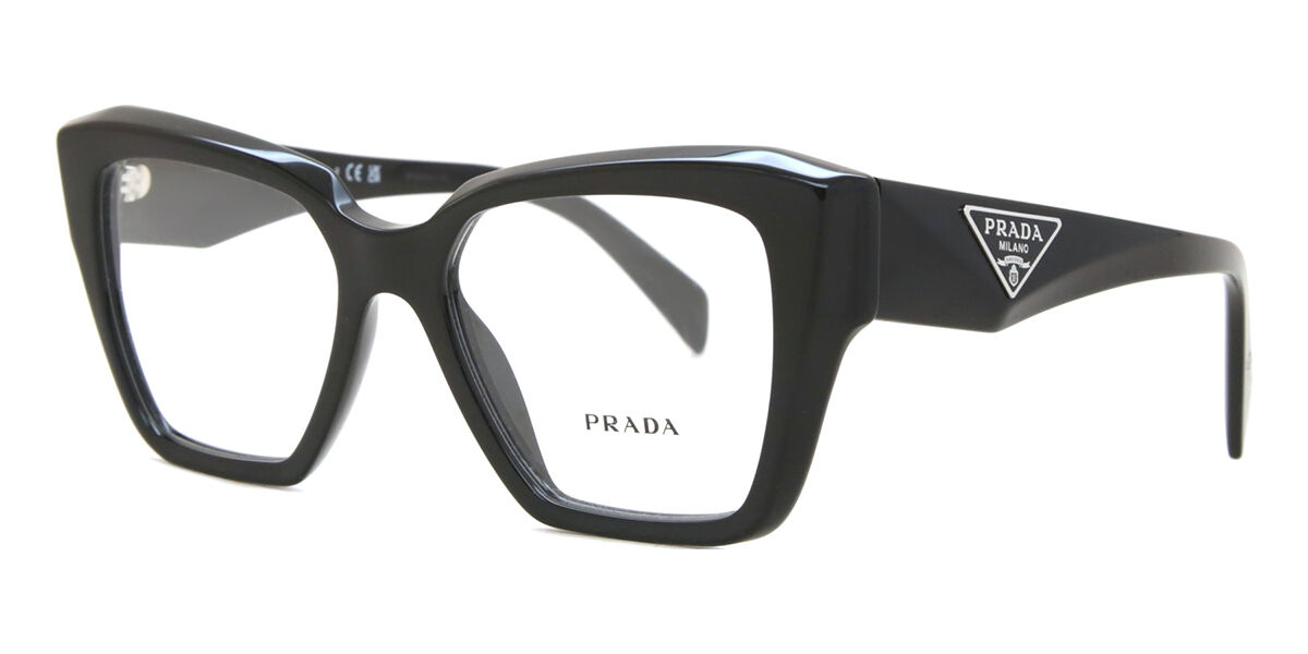 Prada PR 09ZV 1AB1O1 ブラック 眼鏡 | SmartBuyGlasses 日本