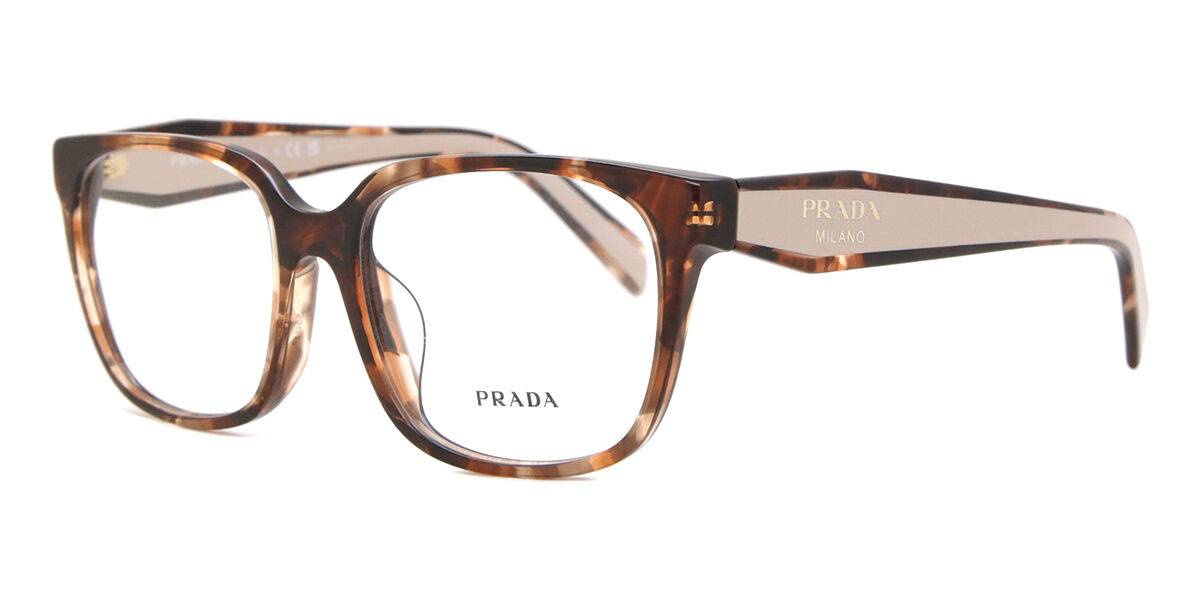 フラウ Prada PR 17ZVF Asian Fit 07R1O1 Caramel Tortoise 眼鏡