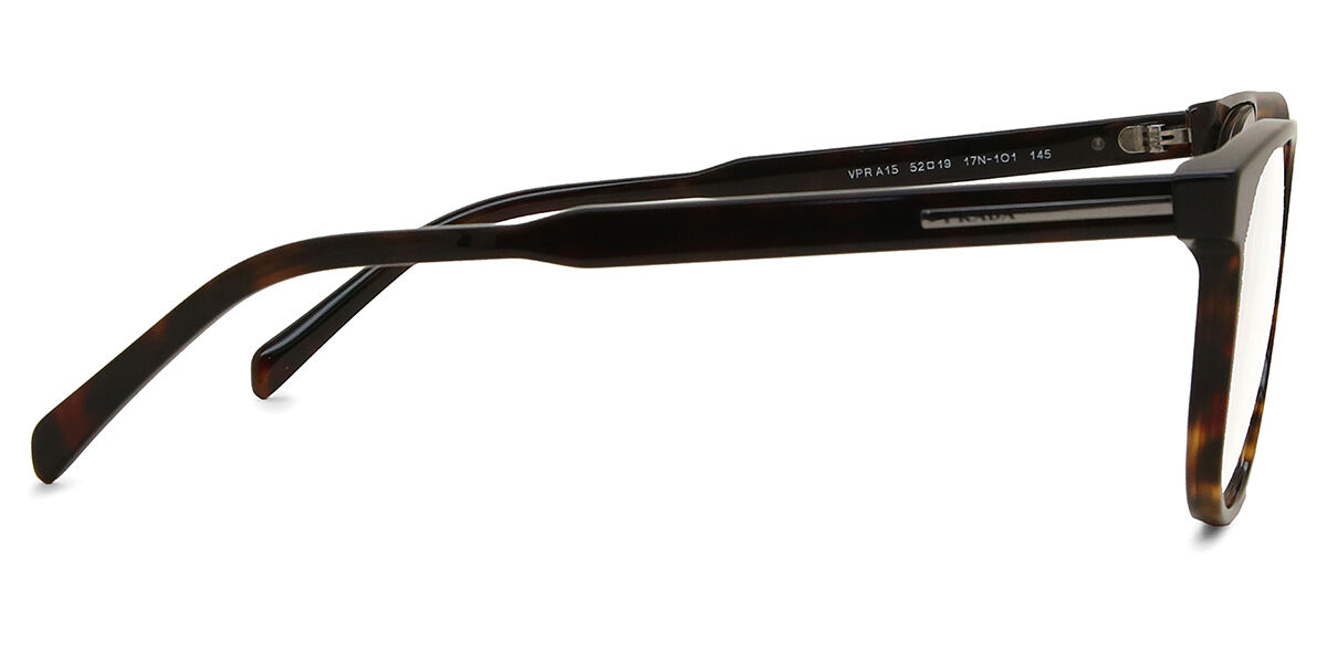 Prada PR A15V 17N1O1 オーバル Briar Tortoise 眼鏡