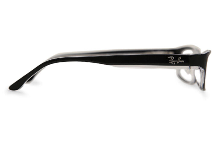 【激レア】レイバン RB 5134-Q 2034 黒 メガネ(度あり) Ray-Ban RX5114 Highstreet 2034 スクエア Top Black On Transparent