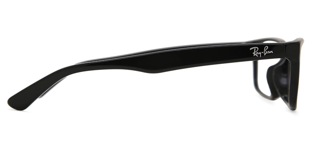 Ray-Ban メガネ スリムチタンフレーム ブラック(度付き) 絶版モデル ② Ray-Ban RX5296D Asian Fit 2000 スクエア ブラック 眼鏡