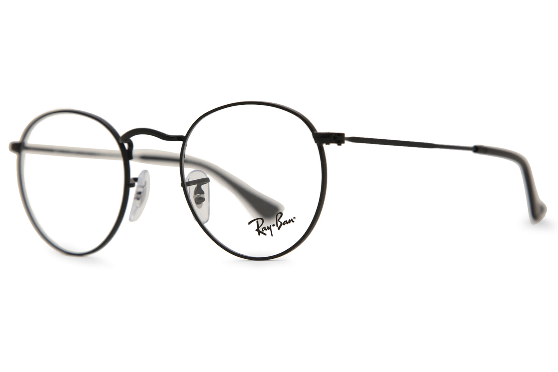 Ray-Ban RX3447V Round Metal 2503 オーバル Matte Black 眼鏡