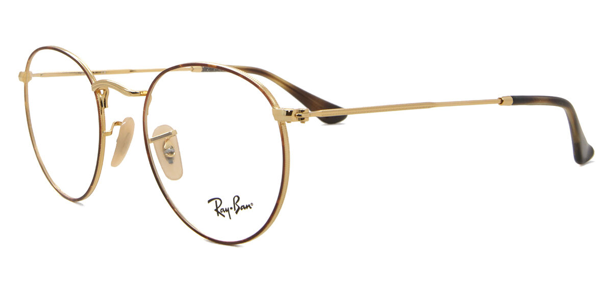 Ray-Ban RX3447V Round Metal 2945 Havana/Gold 眼鏡