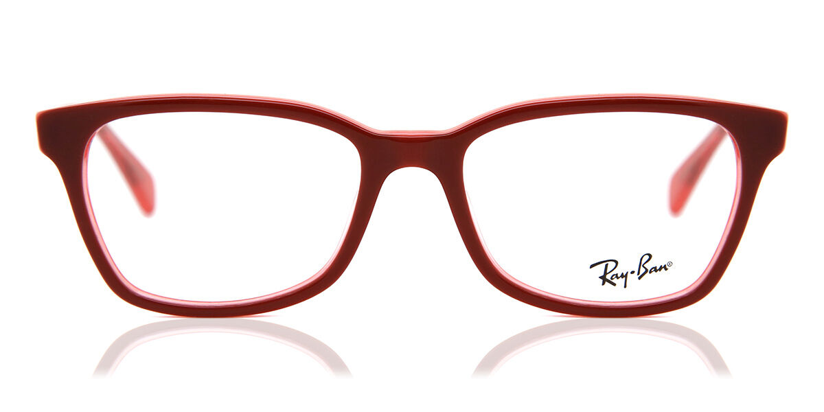 Ray-Ban RX5362 5777 ウェリントン レッド 眼鏡 | SmartBuyGlasses 日本