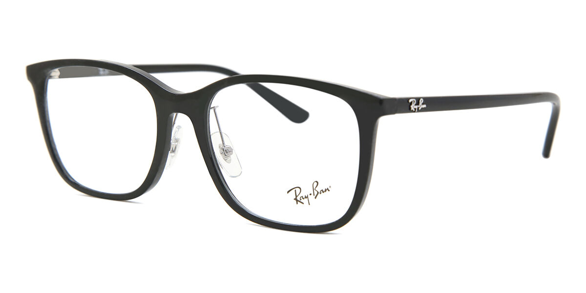 Ray-Ban RX7168D Asian Fit 2000 スクエア ブラック 眼鏡