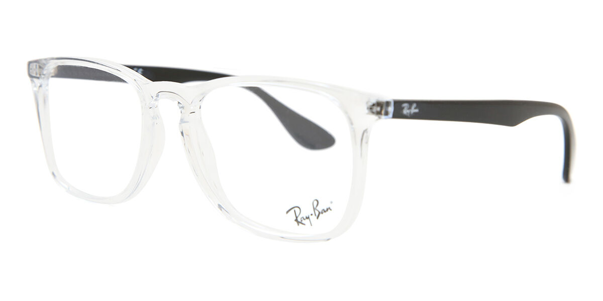 Ray-Ban RX7074 5943 スクエア Transparent Crystal 眼鏡