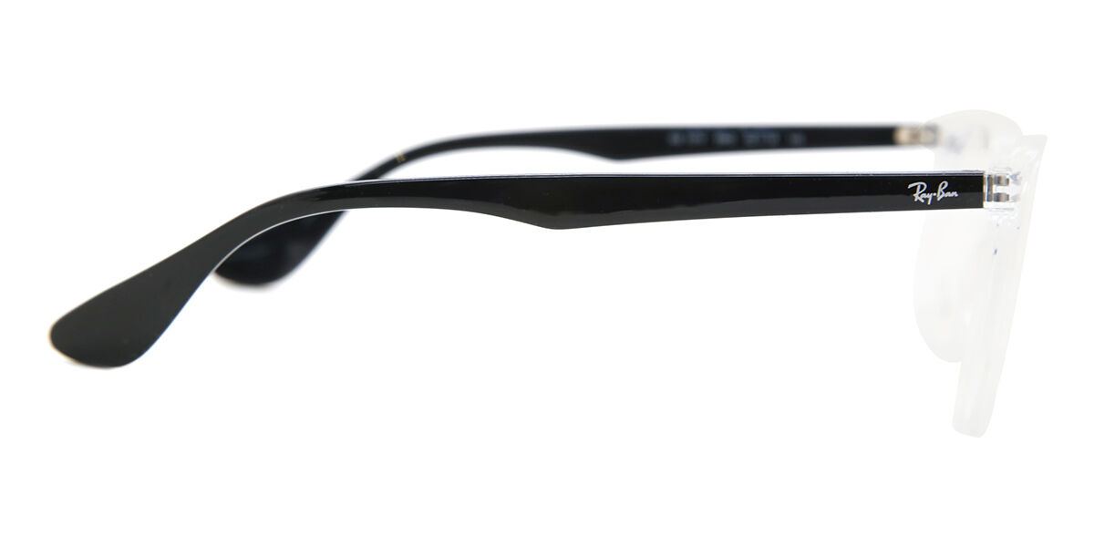 Ray-Ban RX7074 5943 スクエア Transparent Crystal 眼鏡