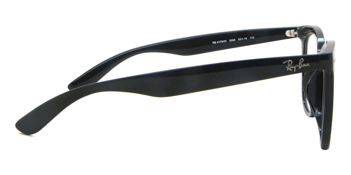 Ray-Ban RX4379VD Asian Fit 2000 スクエア ブラック 眼鏡