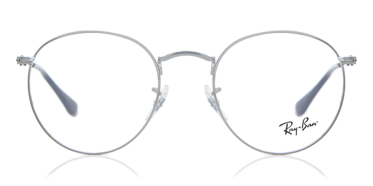 Ray-Ban RX3447V Round Metal 2502 オーバル ガンメタル 眼鏡