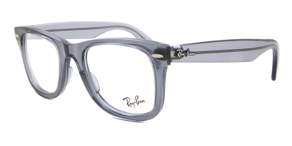 Ray-Ban RX4340V Wayfarer Ease 8225 スクエア Transparent Grey 眼鏡