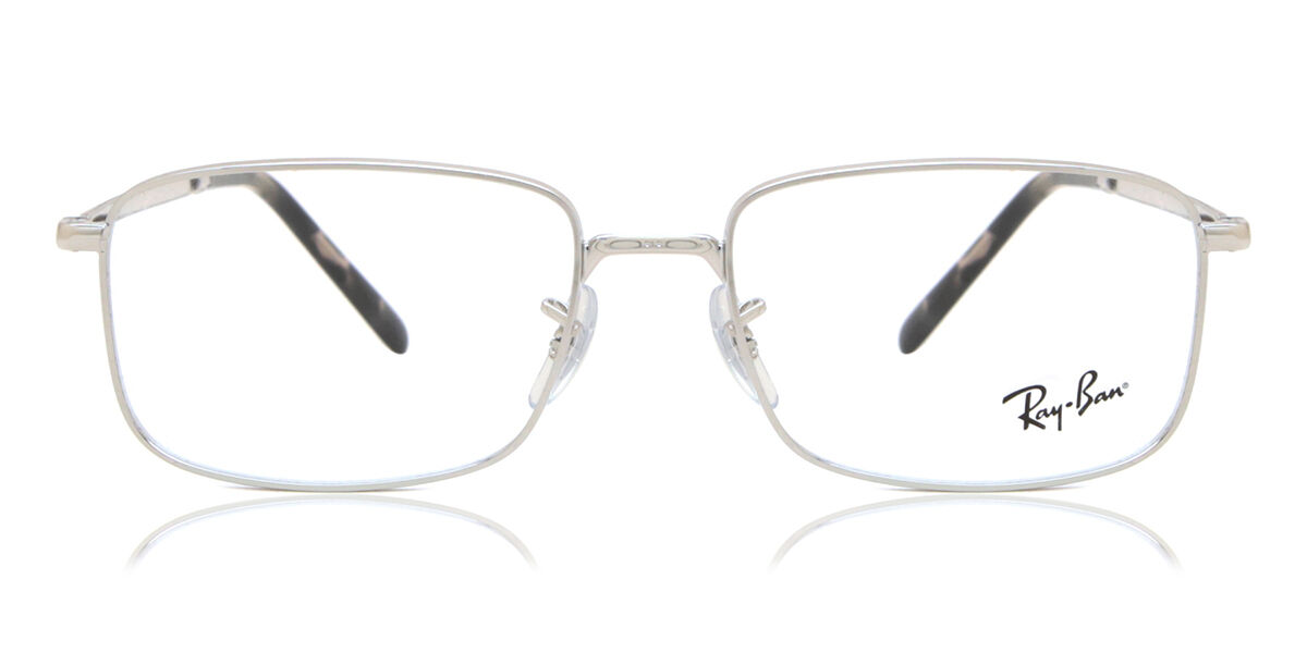 ray様 Ray-Ban RX3717V Asian Fit 2501 スクエア シルバー 眼鏡