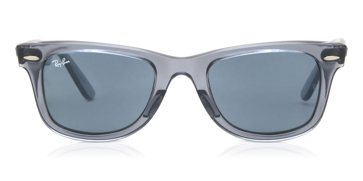 Ray-Ban RB2140 Wayfarer 6641R5 スクエア Transparent Grey