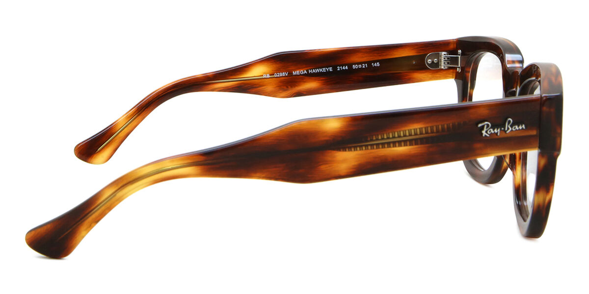 Ray-Ban RX0298V Mega Hawkeye 2144 Striped Tortoise 眼鏡