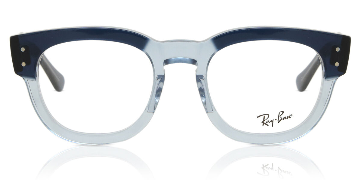Ray-Ban RX0298V Mega Hawkeye 8324 スクエア Blue on Transparent