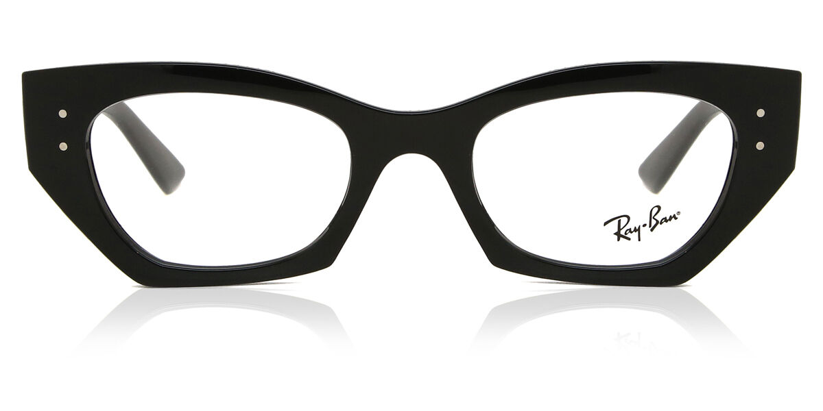 Ray-Ban RX7330 Zena 8260 幾何学形 ブラック 眼鏡 | SmartBuyGlasses 日本