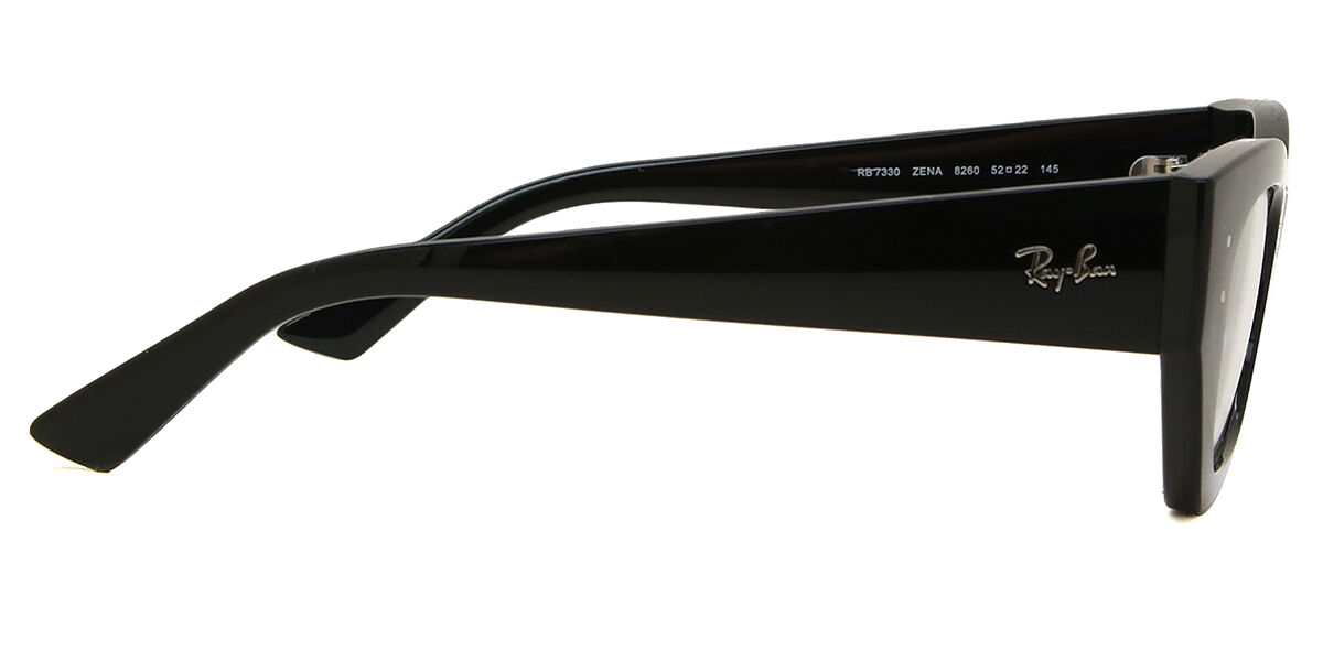 Ray-Ban RX7330 Zena 8260 幾何学形 ブラック 眼鏡 | SmartBuyGlasses 日本