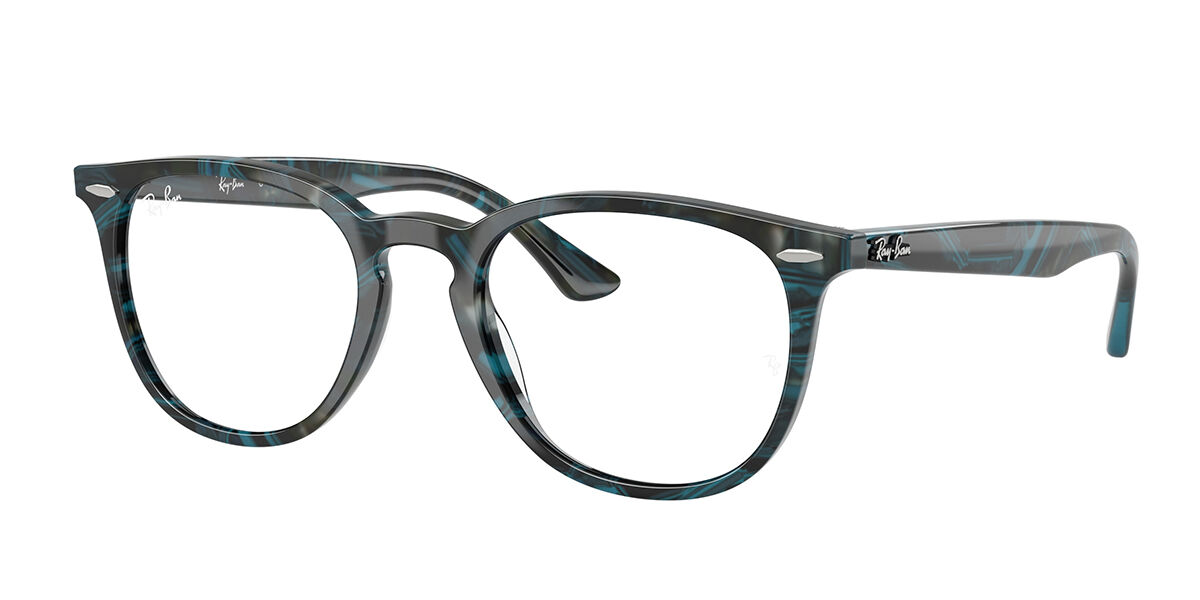 Ray-Ban RX7159F Asian Fit 8394 オーバル Transparent Fantasy Black