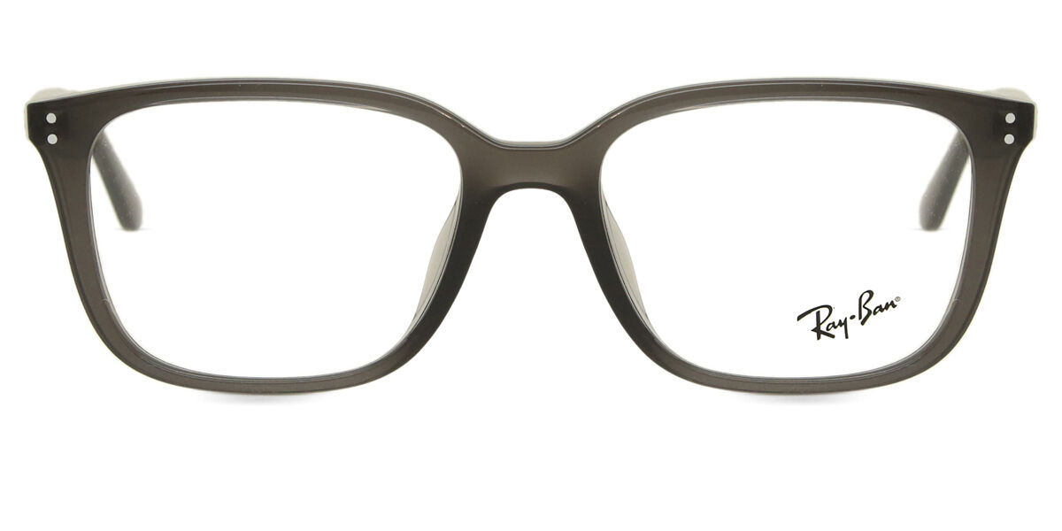 Ray-Ban RX7248D Asian Fit 8257 スクエア Transparent Opal Grey 眼鏡