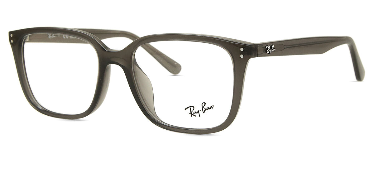 Ray-Ban RX7248D Asian Fit 8257 スクエア Transparent Opal Grey 眼鏡