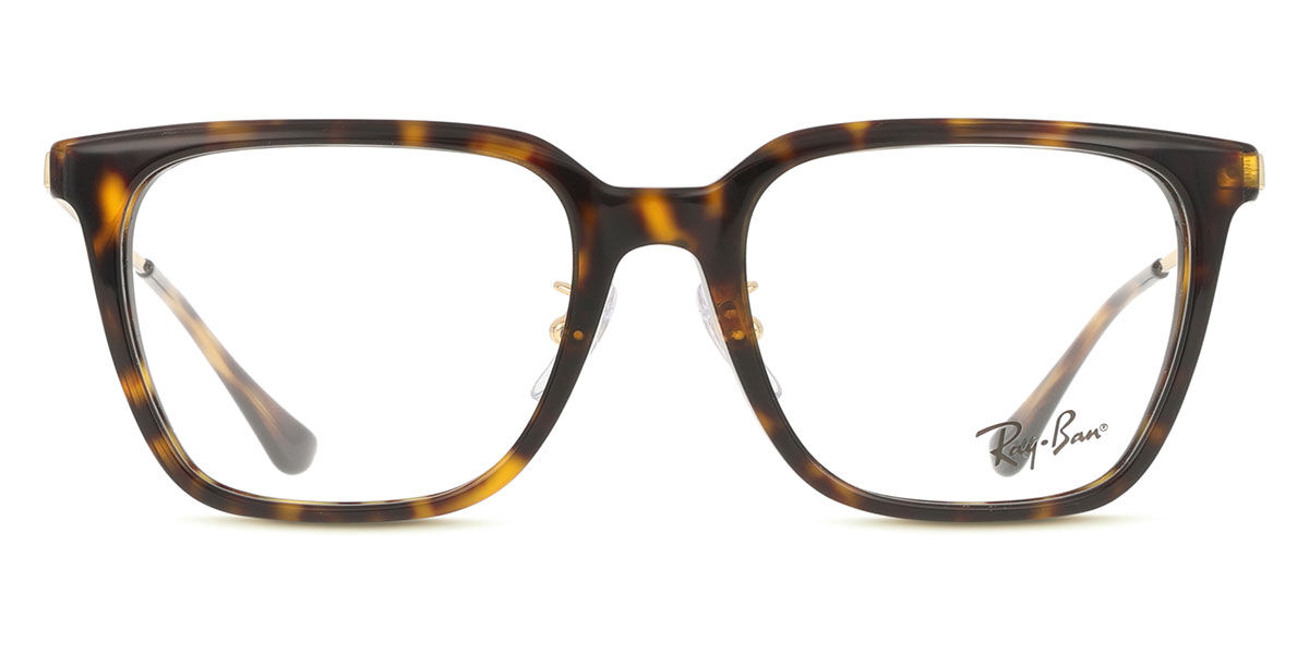Ray-Ban RX5442D Asian Fit 2012 スクエア Dark Tortoise 眼鏡