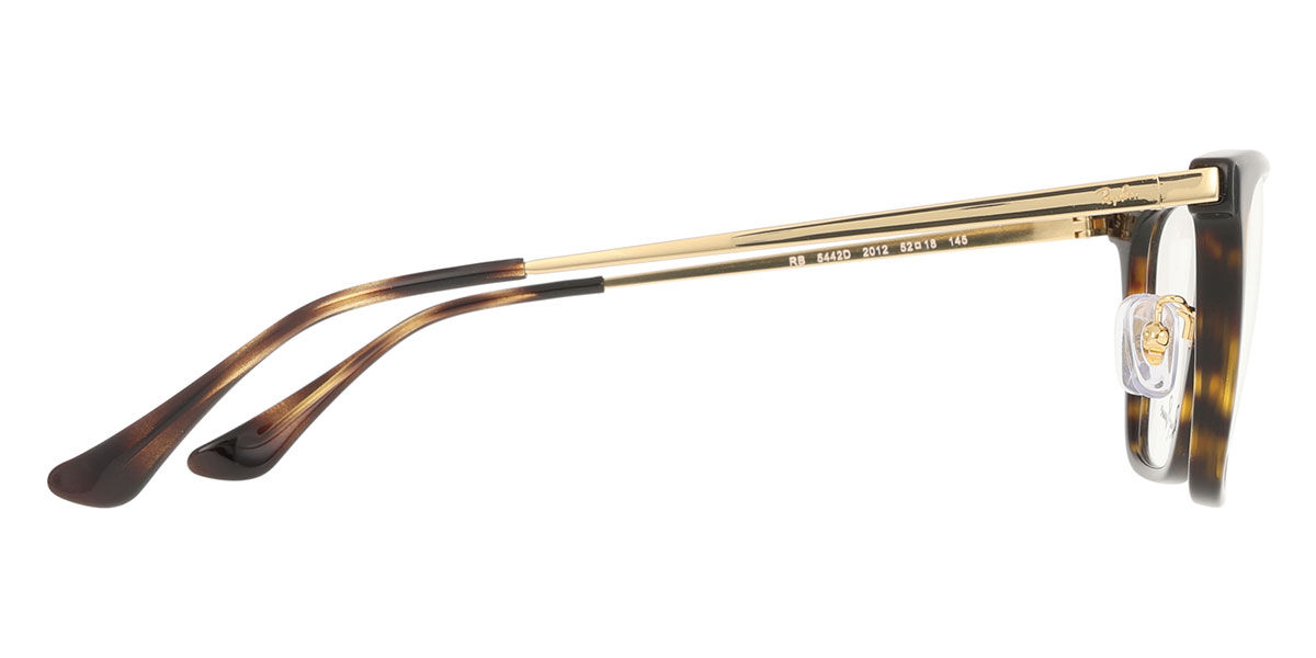 Ray-Ban RX5442D Asian Fit 2012 スクエア Dark Tortoise 眼鏡