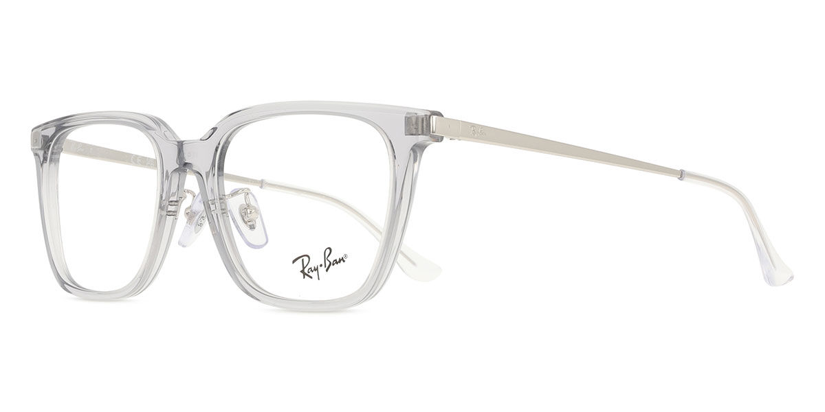 Ray-Ban RX5442D Asian Fit 8415 スクエア Light Grey 眼鏡