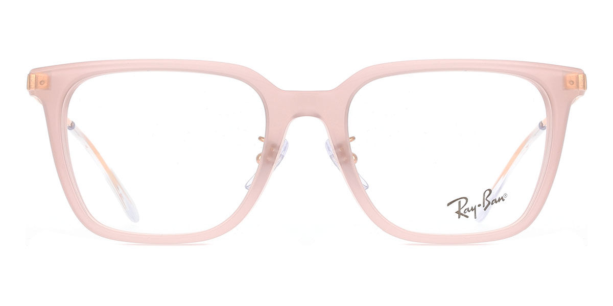 Ray-Ban RX5442D Asian Fit 8438 スクエア Light Brown 眼鏡