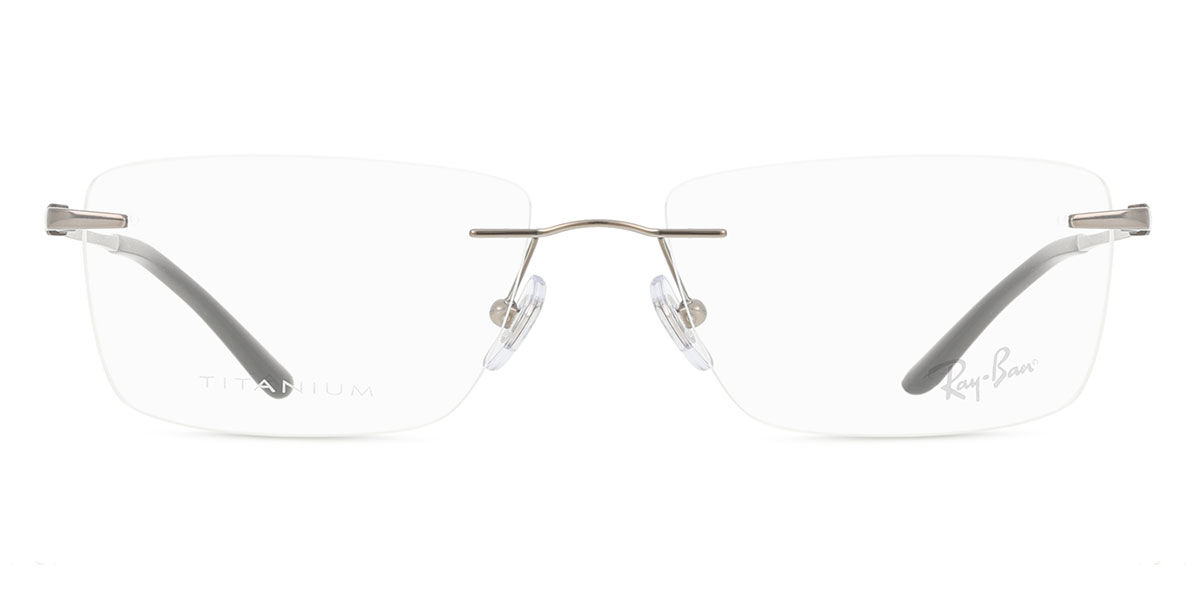 Ray-Ban RX8781D Asian Fit 1000 スクエア ガンメタル 眼鏡