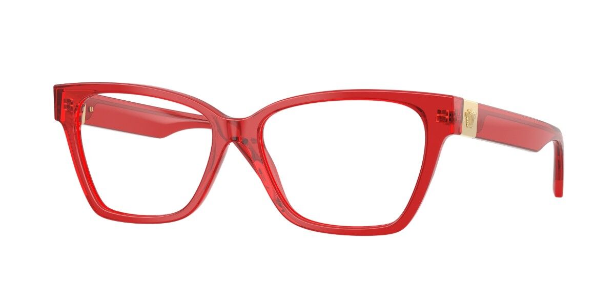 Versace VE3382 5280 ウェリントン Transparent Red 眼鏡