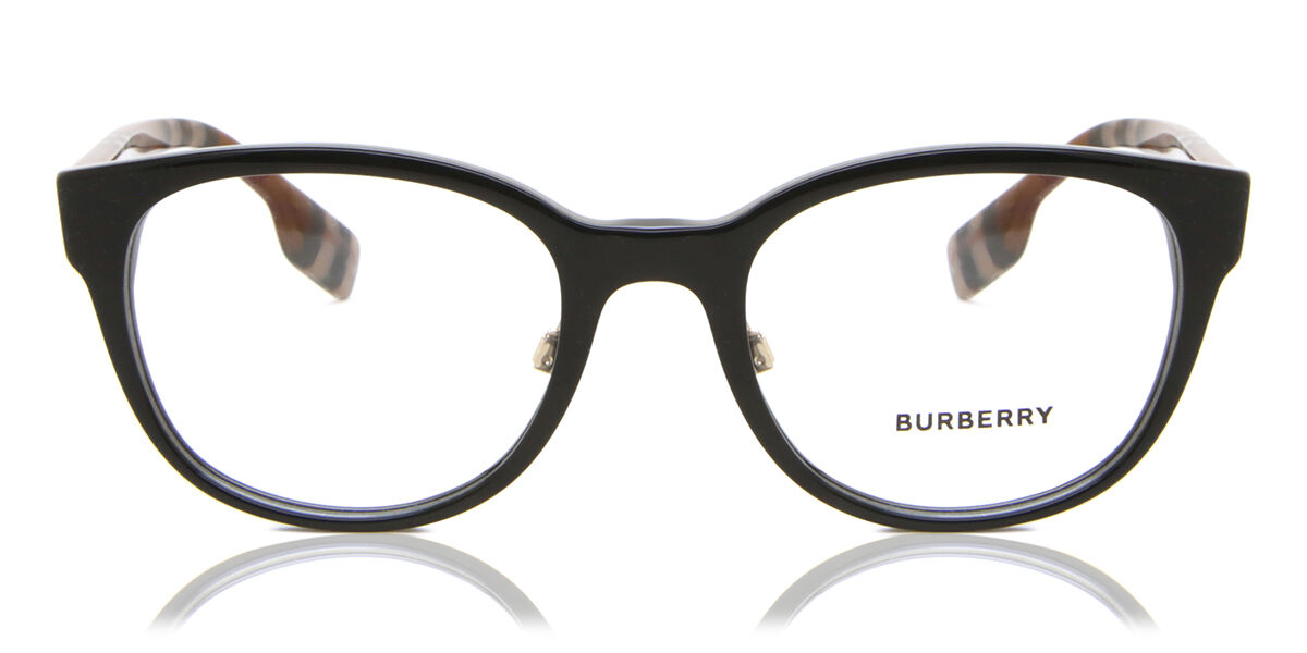 Burberry BE2381D PEYTON Asian Fit 4041 オーバル ブラック 眼鏡