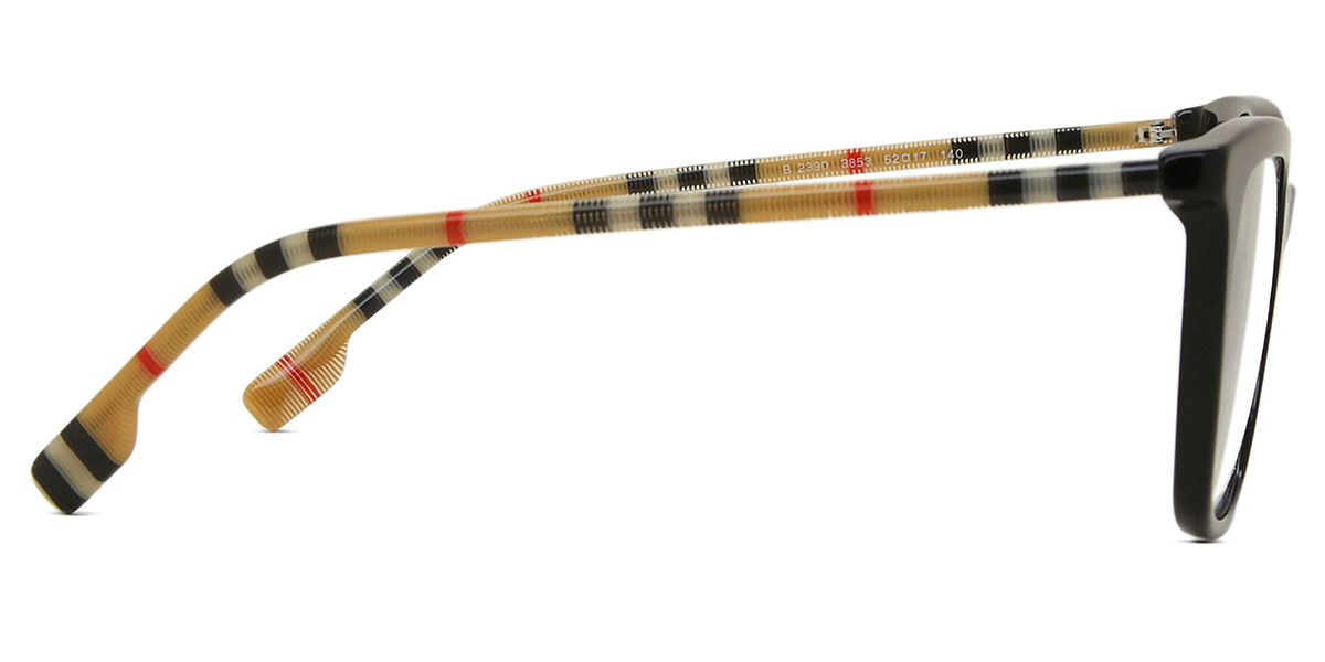Burberry BE2390 3853 スクエア ブラック 眼鏡 | SmartBuyGlasses 日本