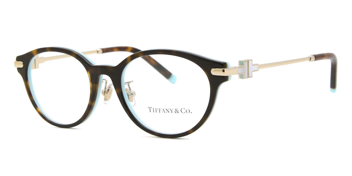Tiffany & Co. TF2218D Asian Fit 8134 オーバル Tortoise on Tiffany