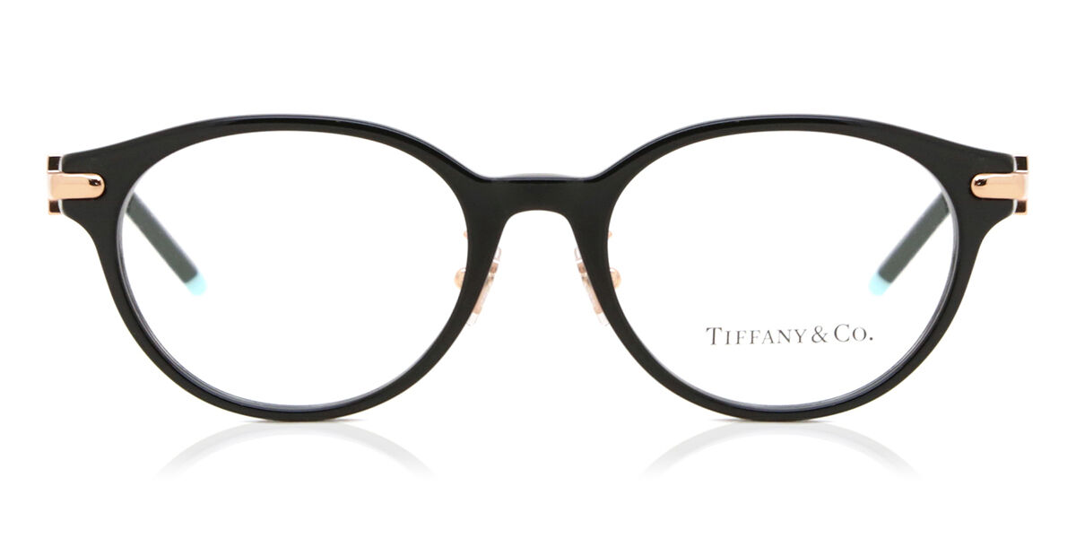 Tiffany & Co. TF2218D Asian Fit 8001 オーバル ブラック 眼鏡