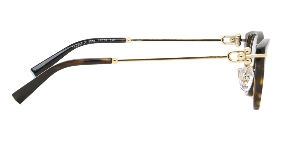 Tiffany&amp; Co. 眼鏡 Tiffany & Co. TF2237D Asian Fit 8015 スクエア べっこう 眼鏡