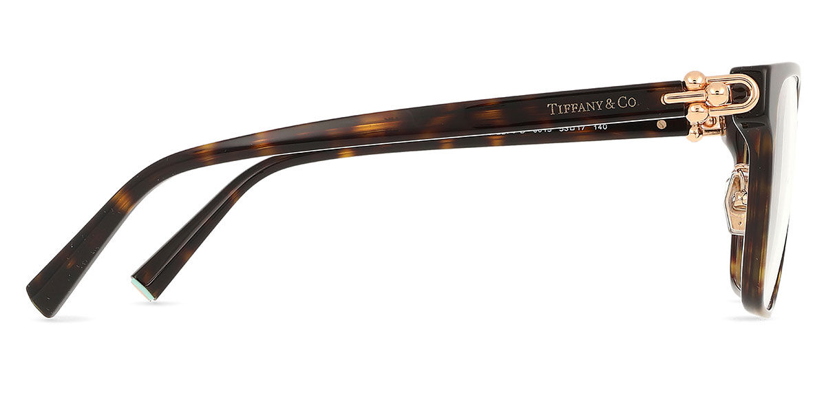 Tiffany & Co. TF2274D Asian Fit 8015 スクエア べっこう 眼鏡