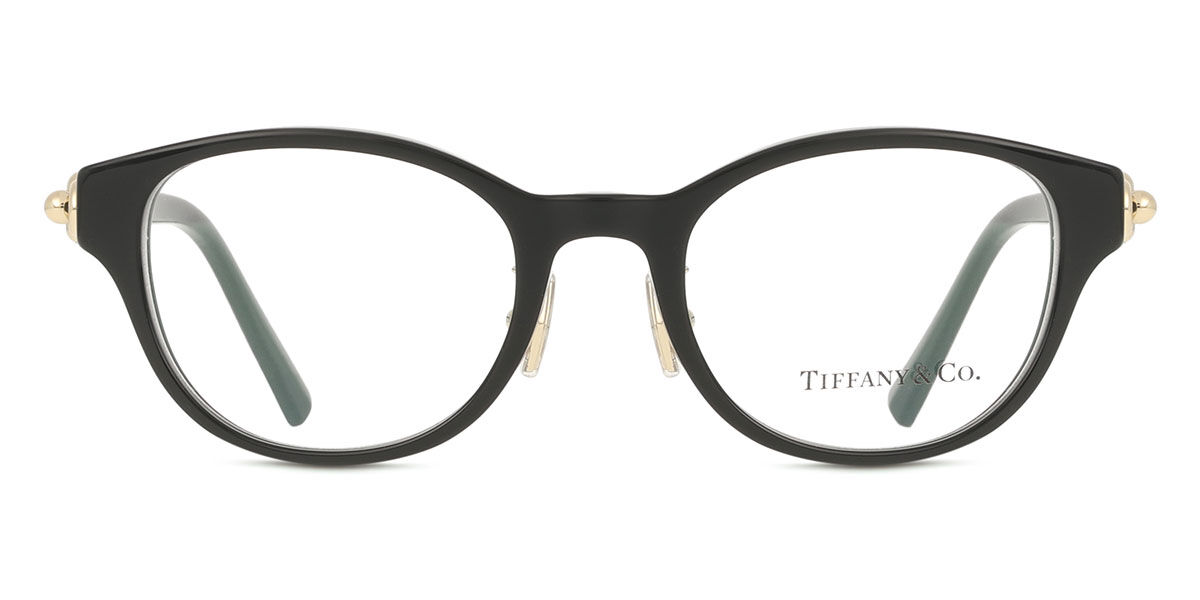Tiffany & Co. TF2273D Asian Fit 8001 オーバル ブラック 眼鏡