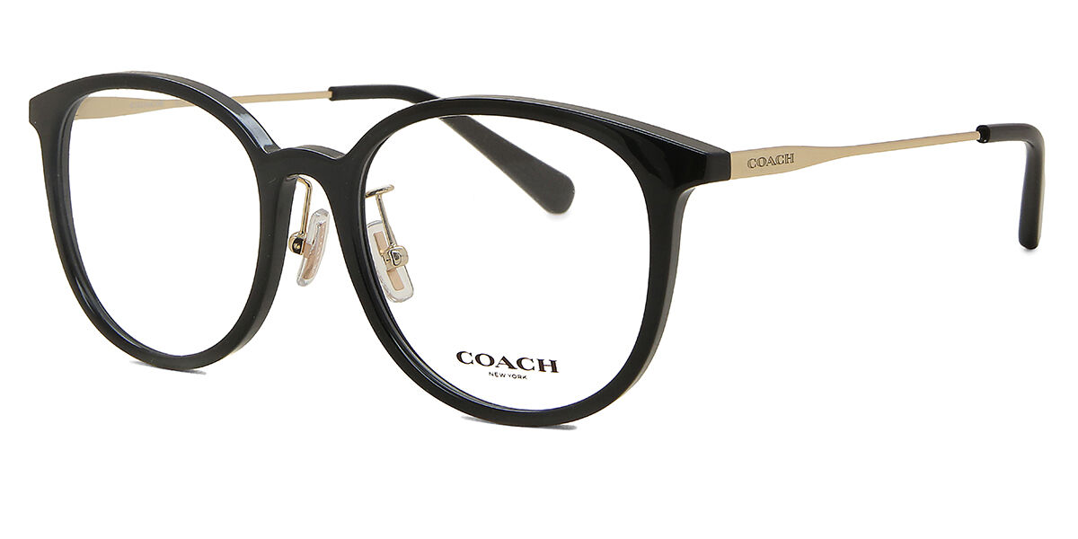 COACHコーチ メガネフレーム HC6160D-5002 フォト調光156AS Coach HC6160D Asian Fit 5002 オーバル ブラック 眼鏡
