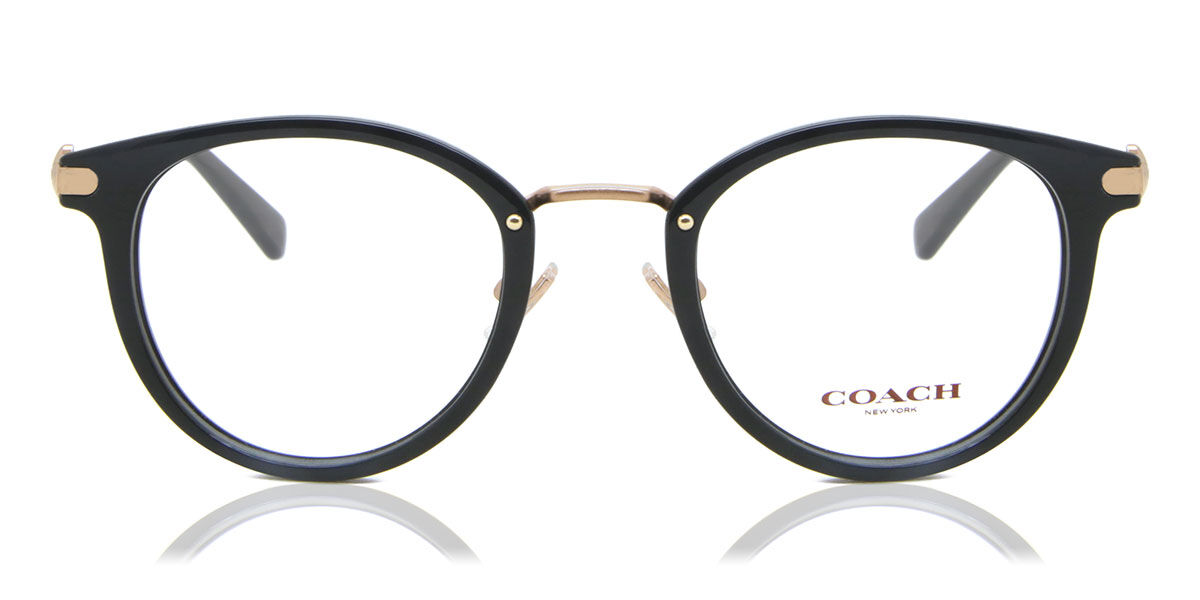 Coach HC5133D Asian Fit 5002 オーバル Shiny Black 眼鏡