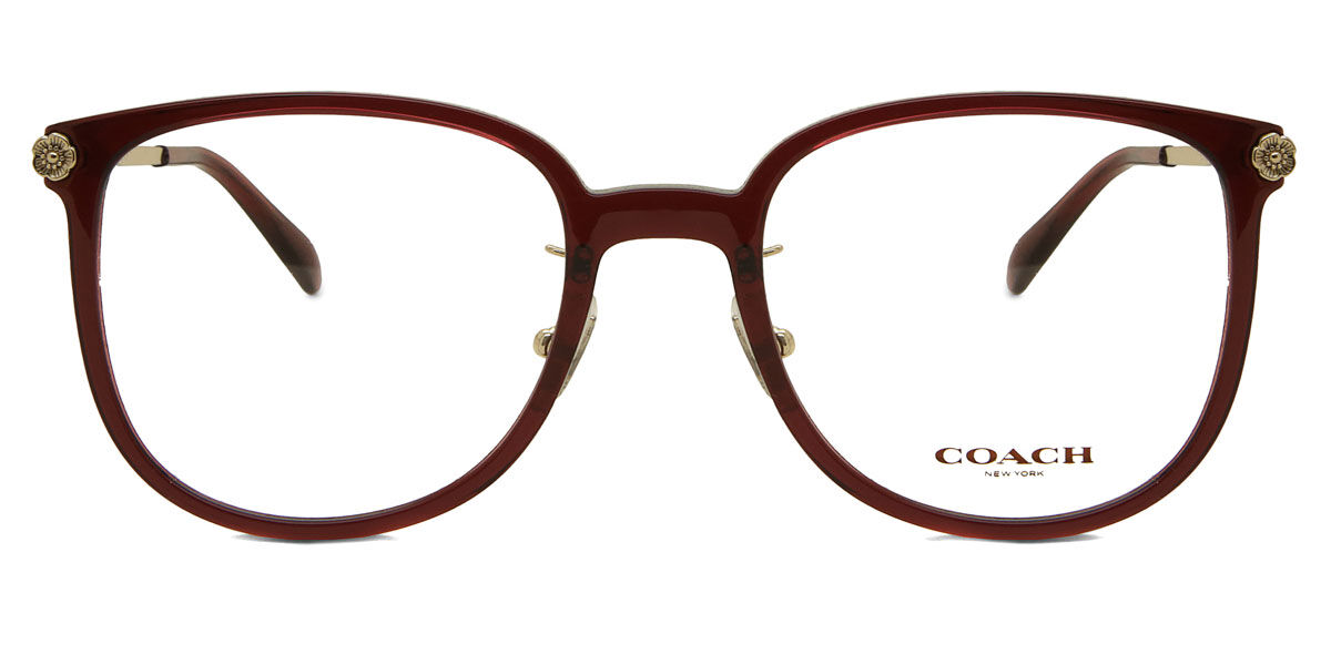 Coach Burgundy 度付きメガネ｜高品質・送料無料｜SmartBuyGlasses Japan