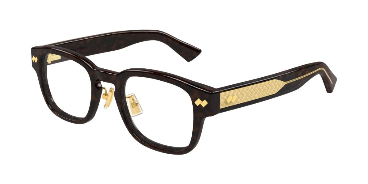 Bottega Veneta BV1404OA Asian Fit 006 スクエア べっこう 眼鏡