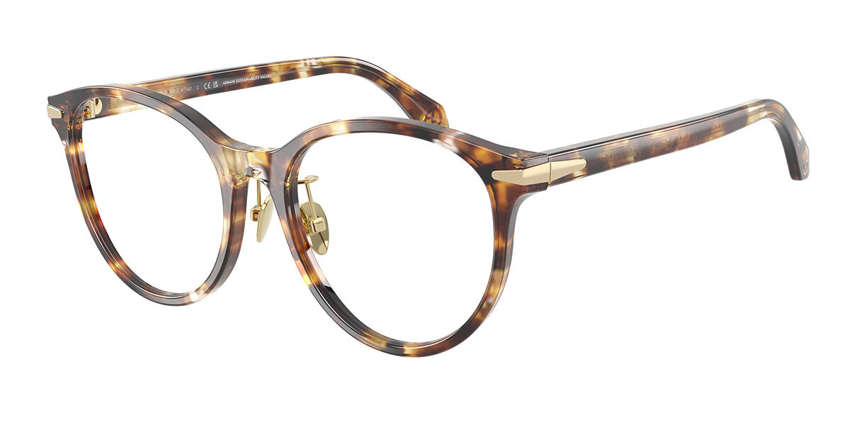ARMANIベッドフォン Giorgio Armani AR7279F Asian Fit 6232 オーバル Yellow Tortoise