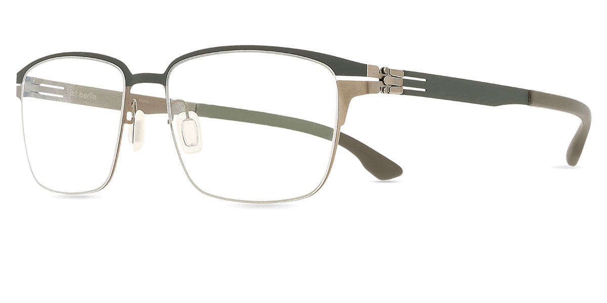 Ic! Berlin IC5028-D Kenny 035 スクエア Racing Green/Bronze 眼鏡